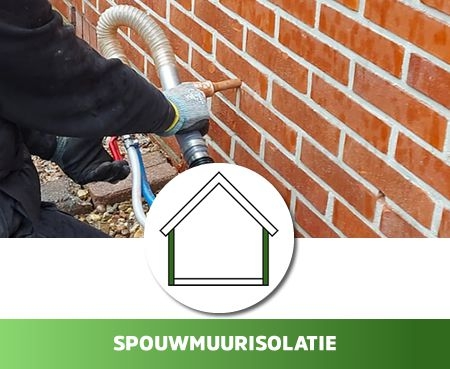 Spouwmuur isolatie met EPS isolatie parels